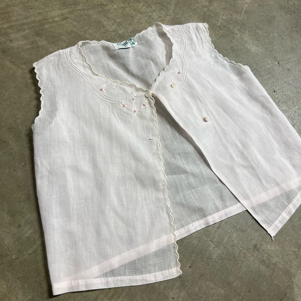 Philippine Handmades White Blouse
